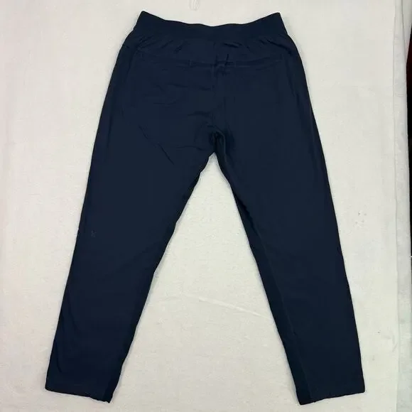 Lululemon Mens Great Wall Pants Tapered Stretch Navy Size Extra Large